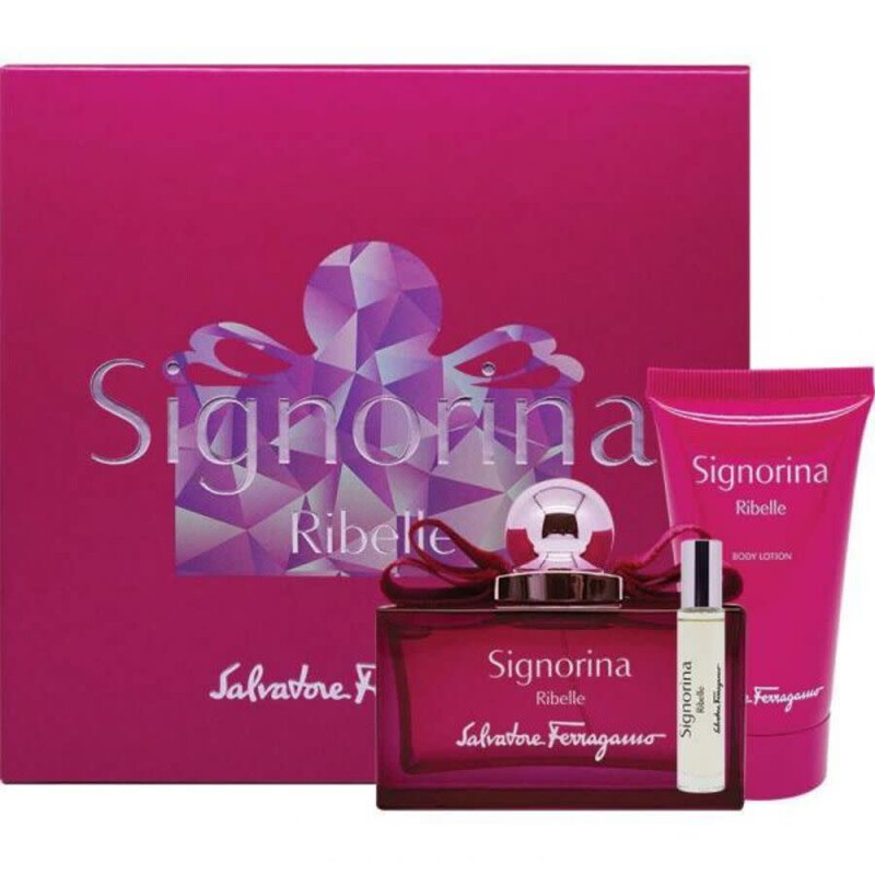 Salvatore Ferragamo Ferragamo Ladies Signorina Ribelle 3pcs EDP