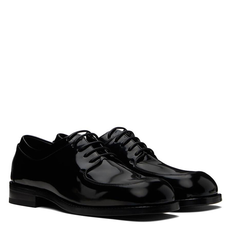 Ferragamo Leather Dinamic Lace-up Derby Shoes, Size 11 EE 027259