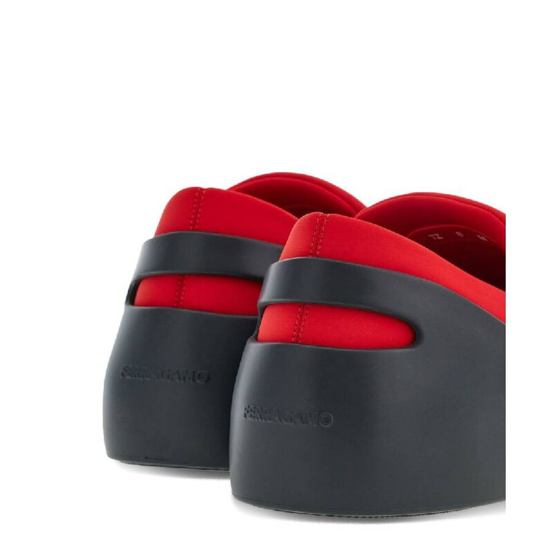 Ferragamo Logo-Patch Panelled Sneakers, Size 11 021271 766299