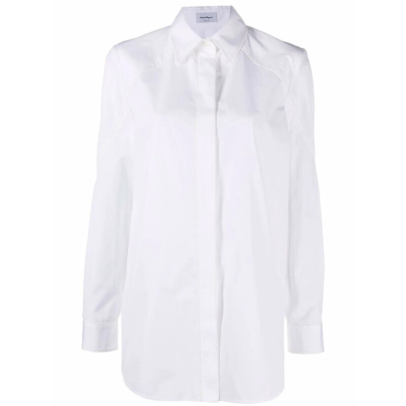 Ferragamo Long Sleeves Shirt 135896750616 - Clothing, Salvatore