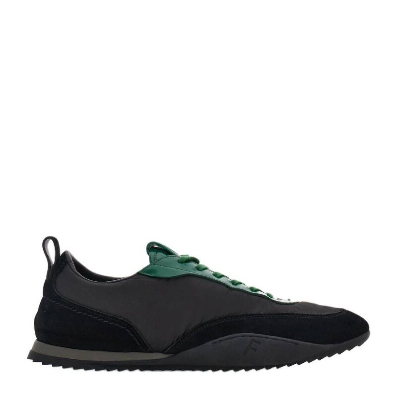 Ferragamo Detroit Patent Leather Trim Sneakers, Size 11 030619 773696 ...