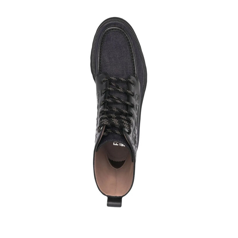 Ferragamo Men's Black Boots, US Size 7.5 020612750539 - Shoes