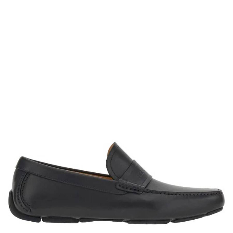 Salvatore FERRAGAMO driving leather loafers size 9.5 EE Salvatore Ferragamo Mens Size 9.5 EE Brown Pebbled Leather  main image 2