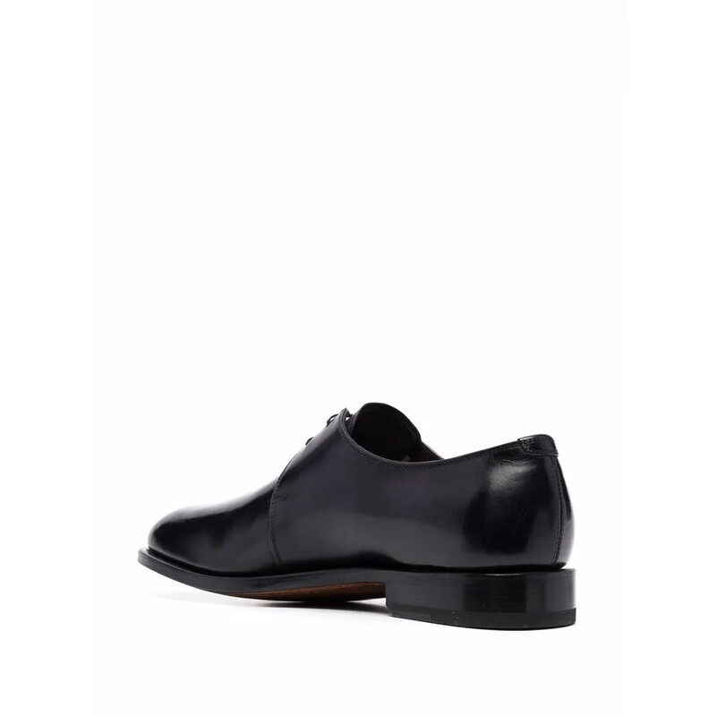Ferragamo Men's Black Oxfords & Derbys, US Size 5.5 020364745264