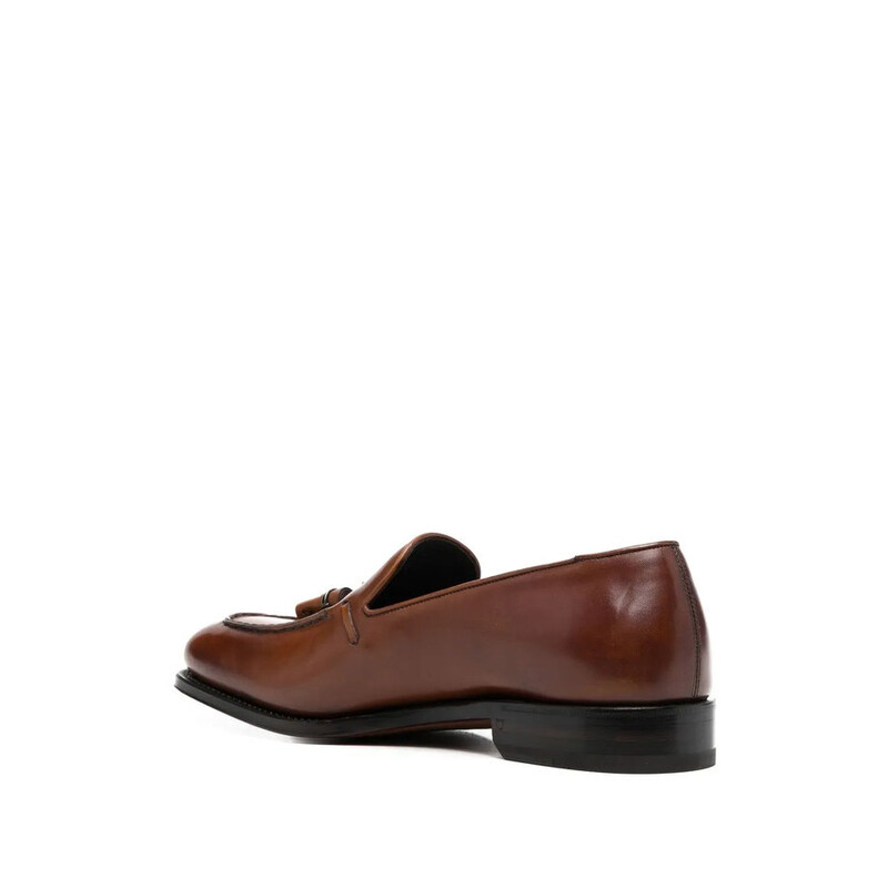 Ferragamo Men's Brown Loafers, US Size 7 020780753940 - Shoes