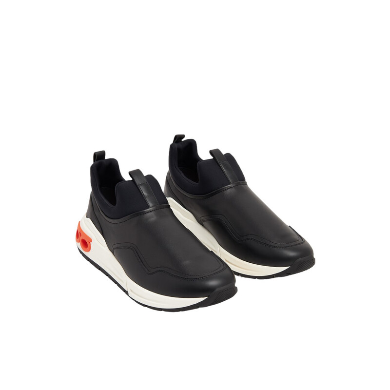 Ferragamo Men's Cosma Gancini Slip-On Sneakers, Size 7 021174
