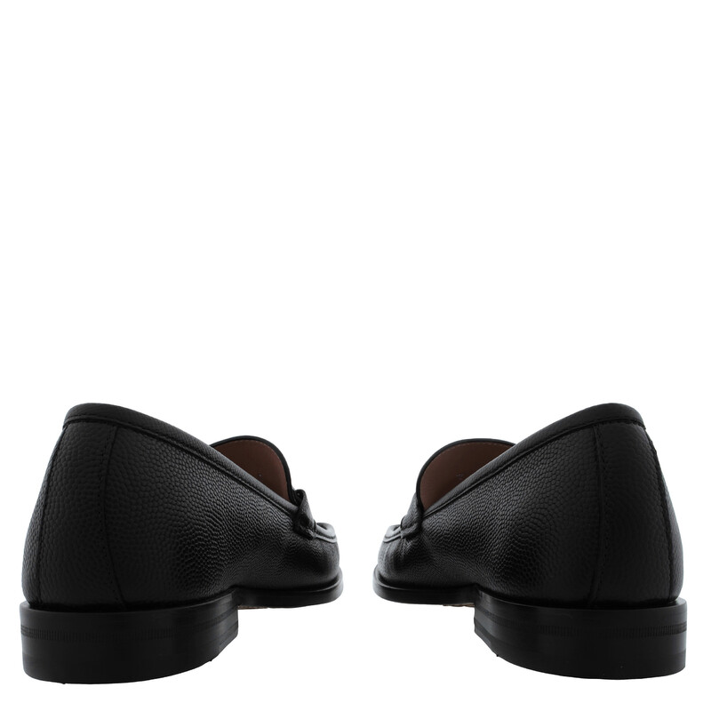 Ferragamo Men's Gancini Grained Leather Loafers, Size 6 D 023600