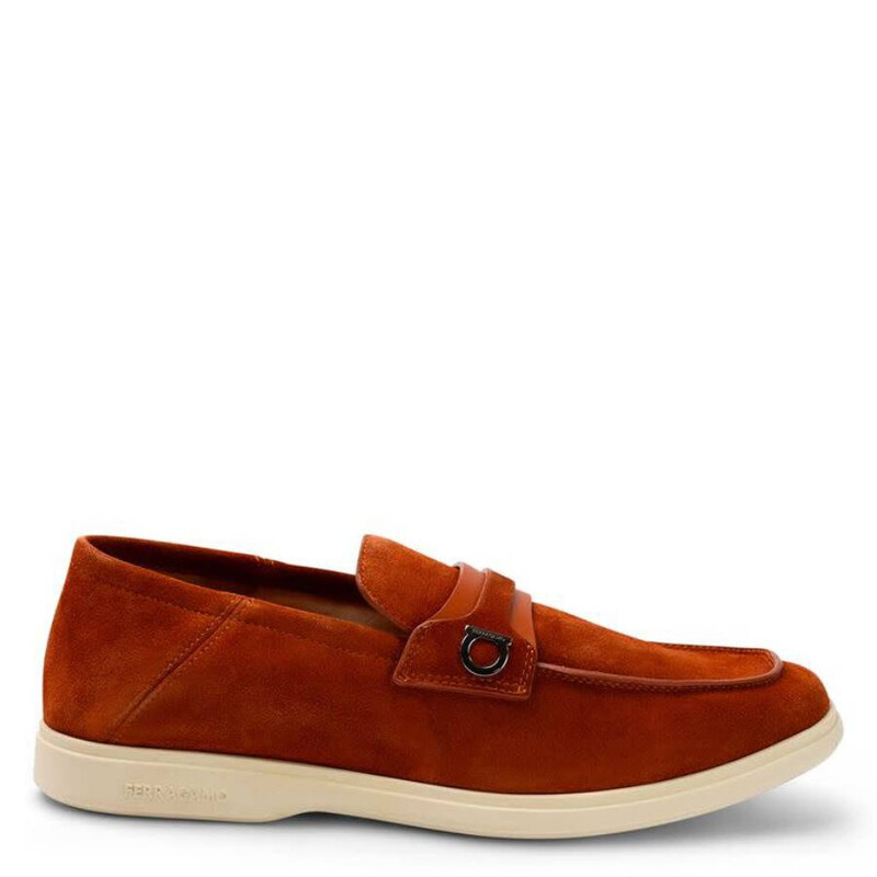 Ferragamo Gancini Ornament Deconstructed Loafers, Size 9 E  display picture 1