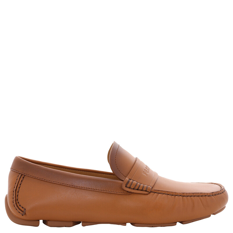 Ferragamo Men's Signature Felix Driver Loafers, Size 8.5 EE 021656