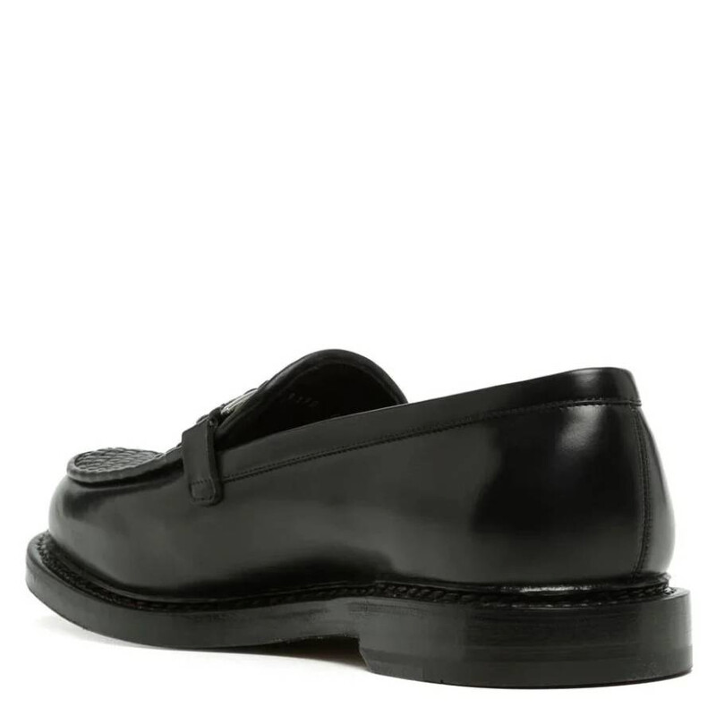 Ferragamo Men's Black Loafers, US Size 11.5 020740752443 - Shoes