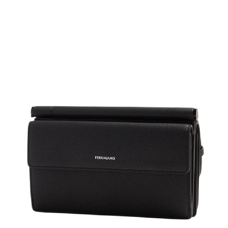 Ferragamo Multipocket Leather Crossbody Bag 241408 766841