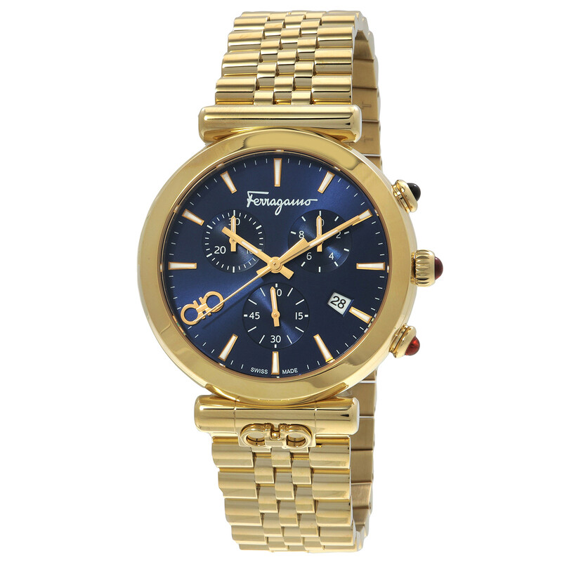 Ferragamo Ora Quartz Blue Dial Watch SFYB02624 7630615167916