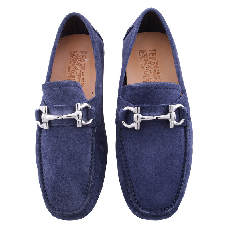 Ferragamo Parigi Gancini Driver Shoes, Size 5.5 EEE 020350  display picture 1