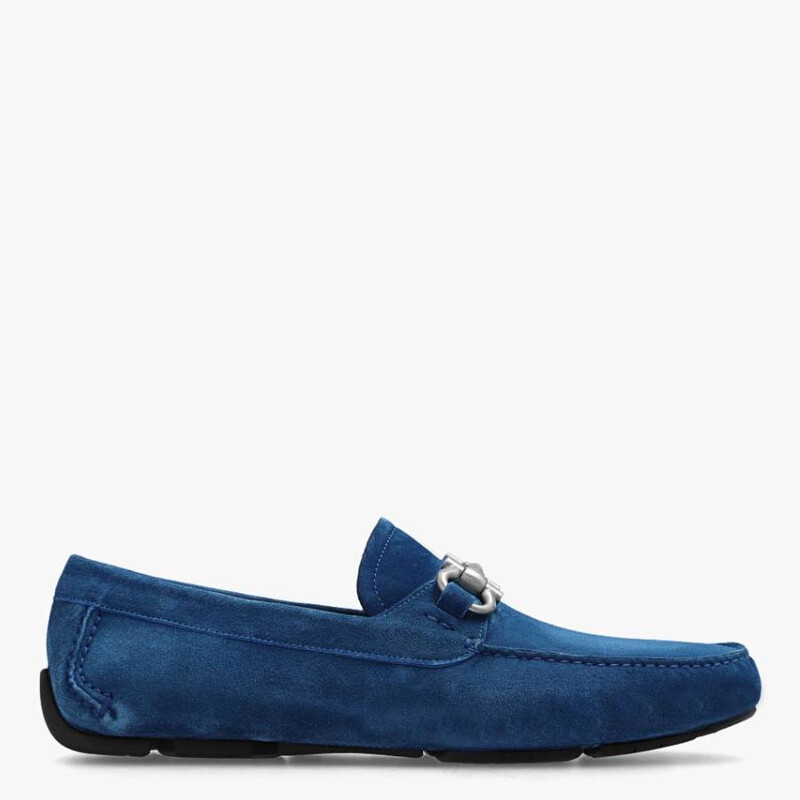 Ferragamo Parigi Gancini Driver Shoes, Size 7.5 EE 020350 757738