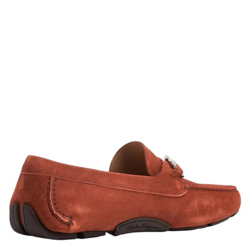 Ferragamo Parigi Gancini Driver Shoes, Size 7.5 EE 020350  display picture 3