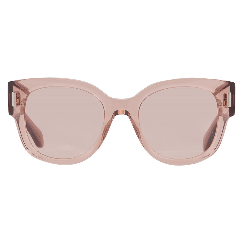 Ferragamo Pink Oval Ladies Sunglasses SF2007S 260 51 886895628600