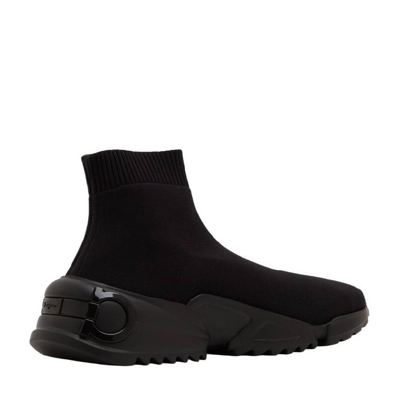 Ferragamo Raquel 2 Stretch Knit Sock Sneakers, Size 10 02C647 