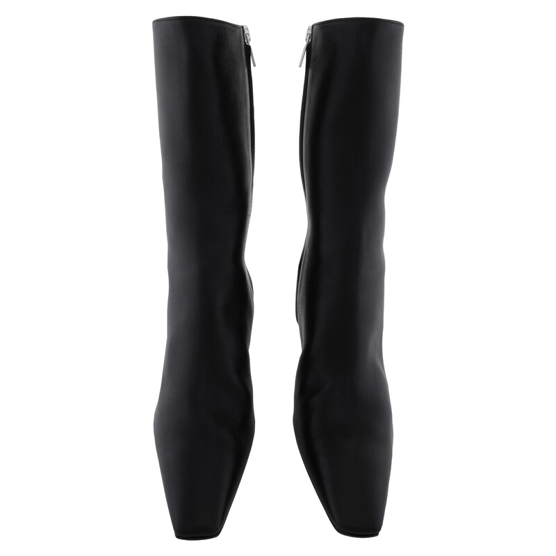 Ferragamo Selema Leather Ankle Boots, Size 7 C 01G852 767573