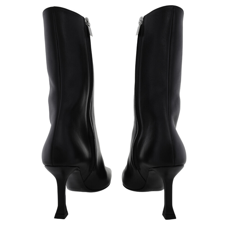 Ferragamo Selema Leather Ankle Boots, Size 7 C 01G852 767573