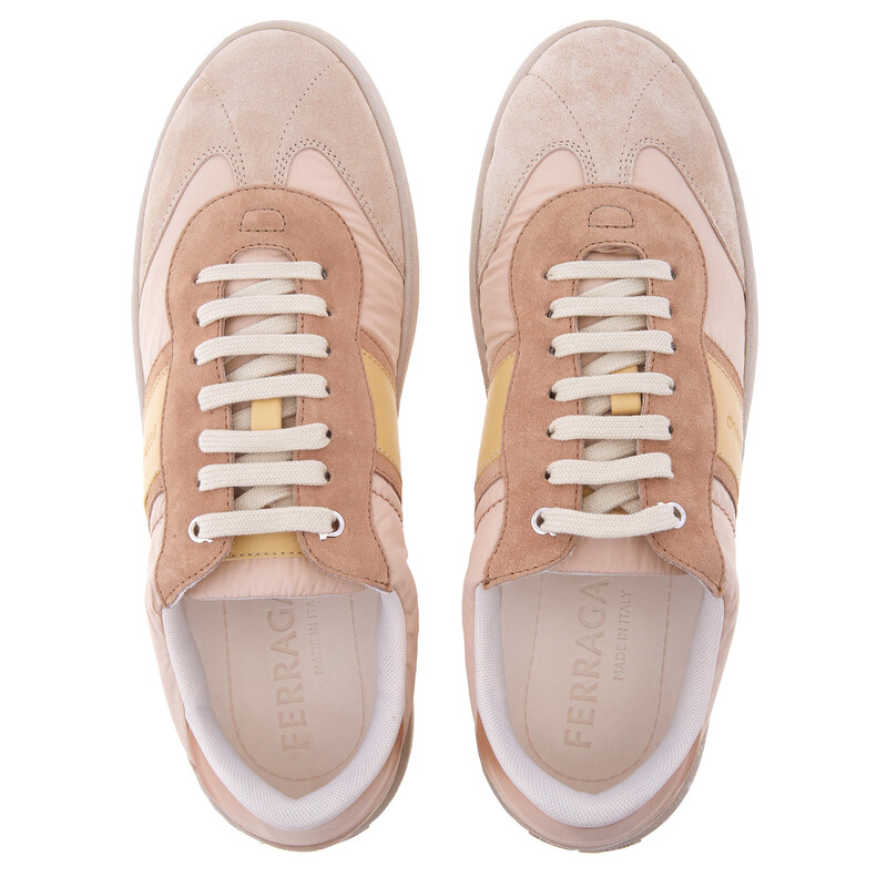 Ferragamo Signature Low-Top Sneakers, Size 9 023585 769324