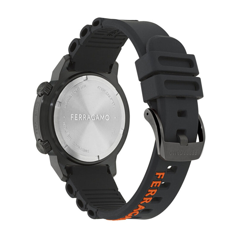 Ferragamo Sport Quartz Black Dial Men's Watch SFJA00224