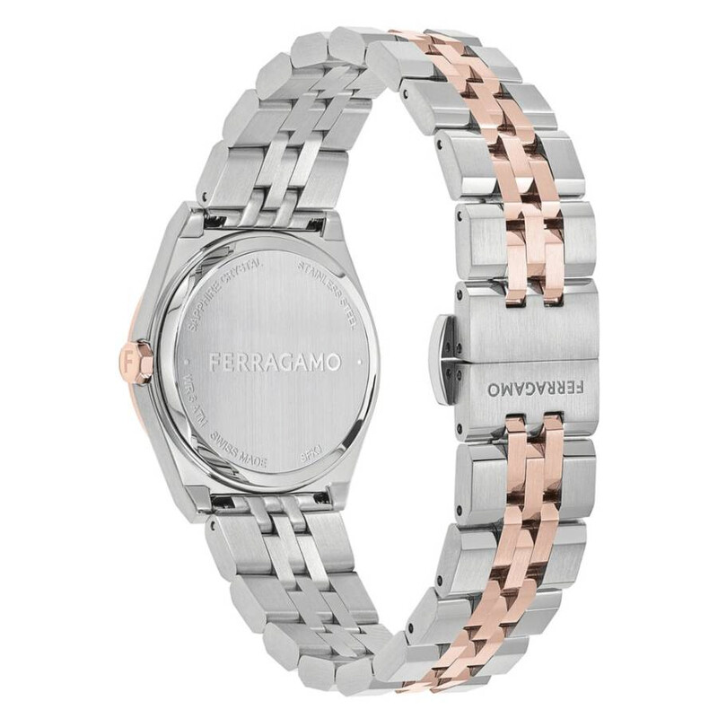 Ferragamo Vega New Quartz Mother of Pearl Dial Ladies Watch 