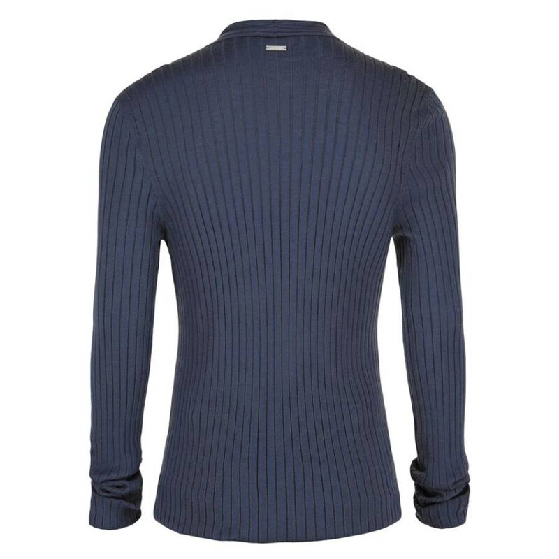 Ferragamo V-Neck Wool Knit Sweater, Size Large 122208 766509