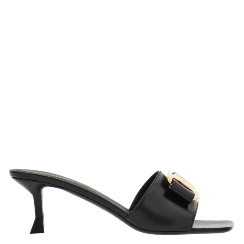 Ferragamo Vara Bow Slip-On Slide Sandal, Size 5.5 01H171 768714