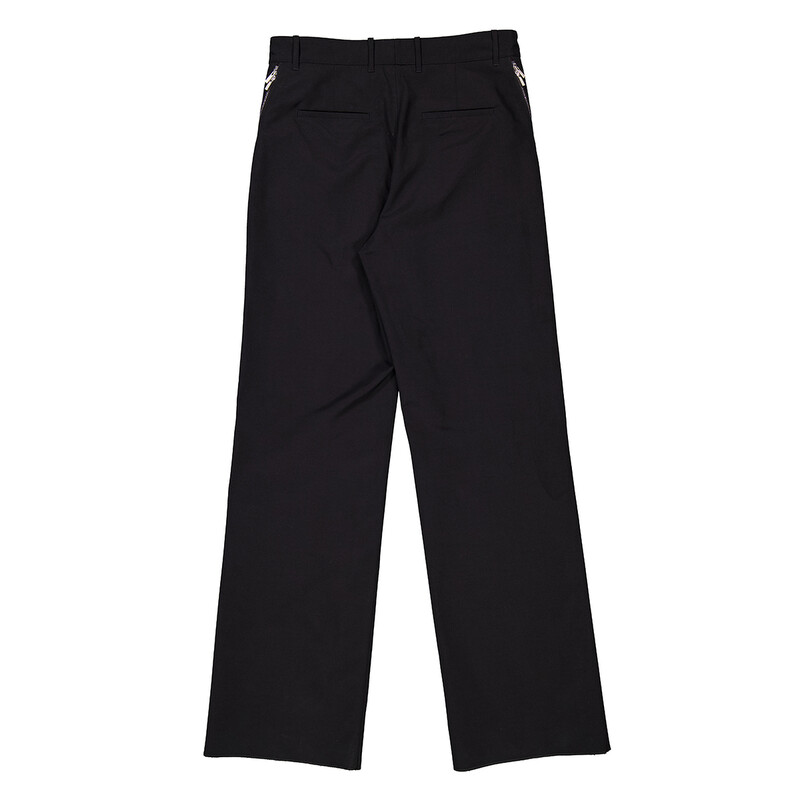 Ferragamo Zip Detail Tailored Trousers, Brand Size 52 143703