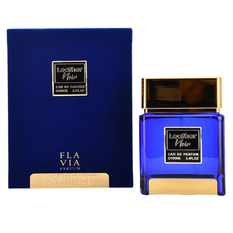 Flavia Men's Dominant Collections Leather Noir EDP 3.4 oz
