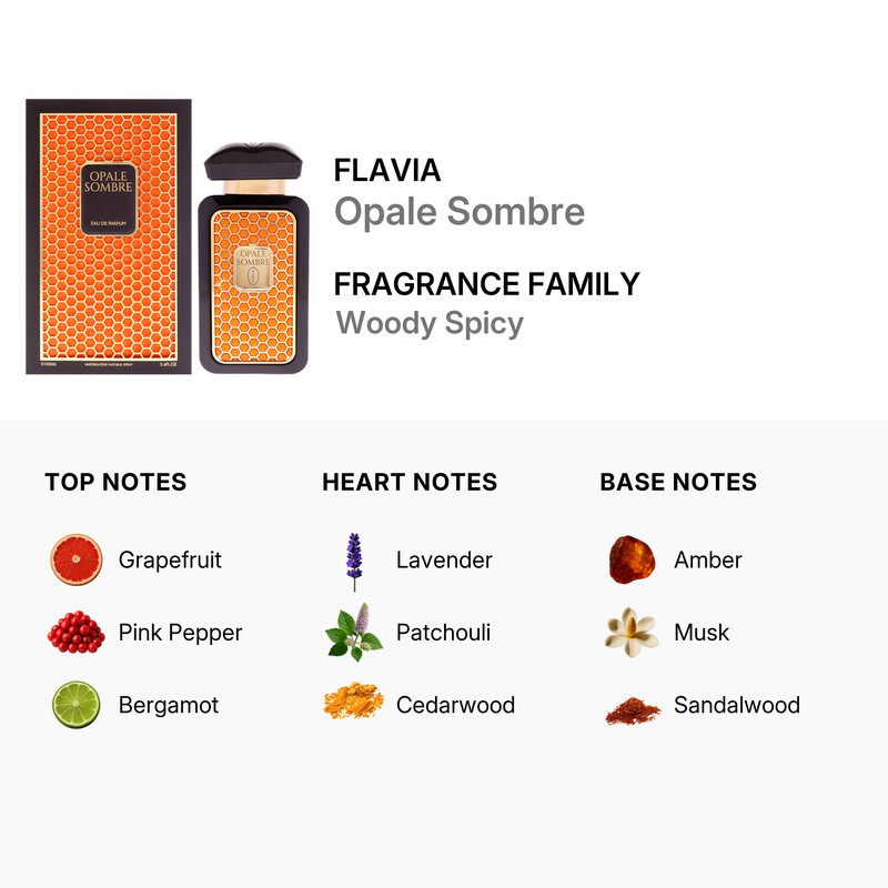 Flavia Men's Opale Sombre EDP Spray 3.4 oz Fragrances