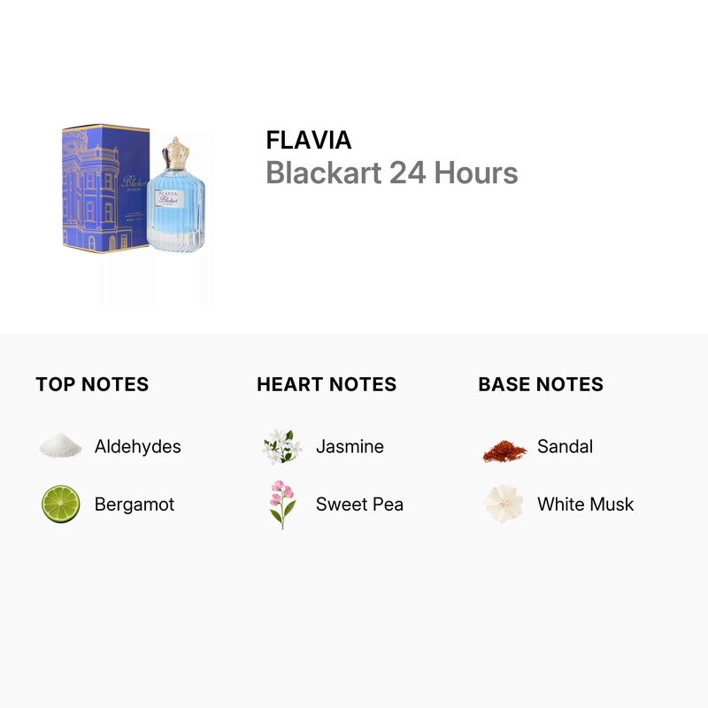 Flavia Unisex Blackart 24 Hours EDP 3.4 oz Fragrances