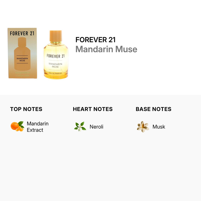 Forever 21 Ladies Mandarin Muse EDP Spray 3.4 oz Fragrances