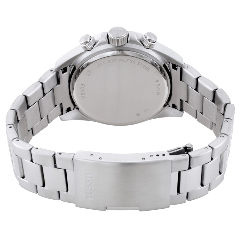 Fossil Autocross Multifunction Quartz Silver Dial Men's Watch