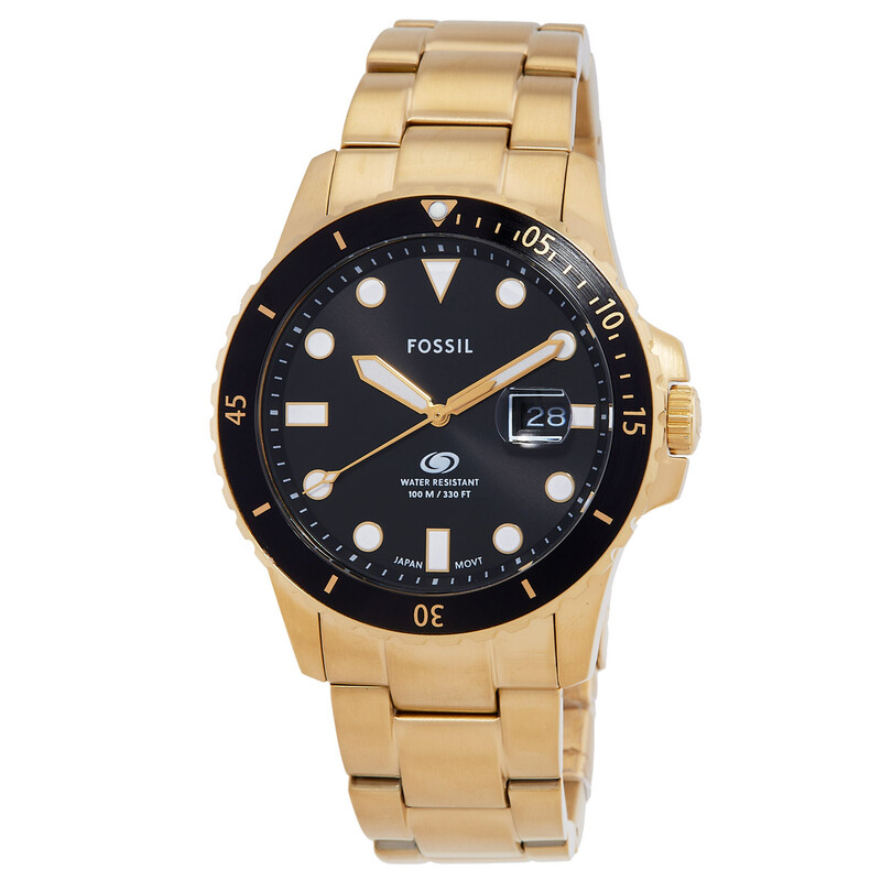 NWT Fossil Blue Dive Quartz Black Dial Men\'s Watch s-l1200.jpg main image 3