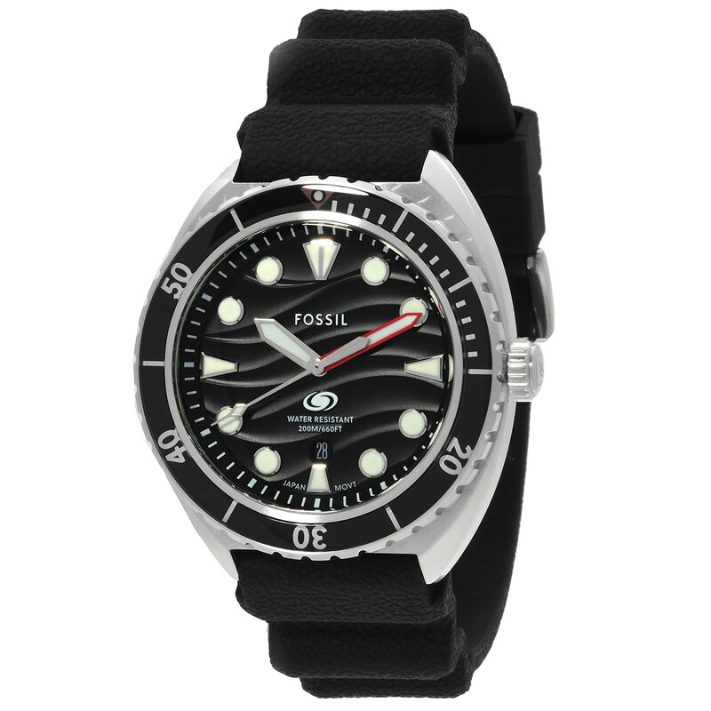 Fossil Breaker Quartz Black Dial Men's Watch FS6062 796483653931