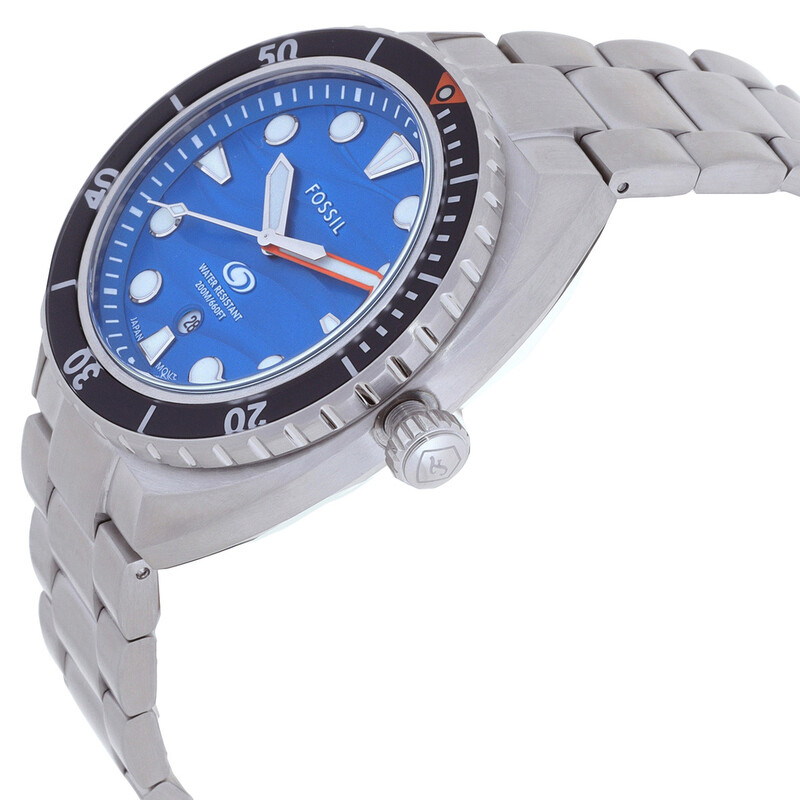 Fossil Breaker Quartz Blue Dial Men's Watch FS6064 796483653955