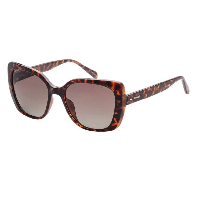 Fossil Brown Cat Eye Ladies Sunglasses FOS 3143/S 0086/LA 55  display picture 1