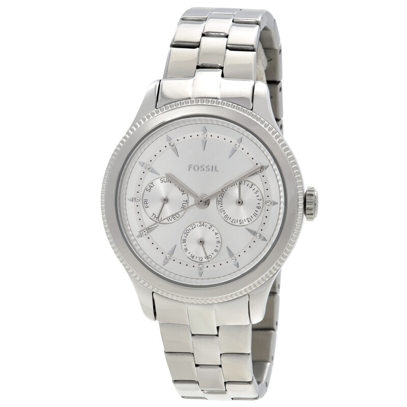 Fossil Brynn Quartz Crystal Silver Dial Ladies Watch BQ3992  display picture 3