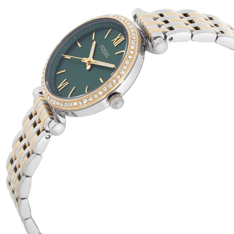 NWT Fossil Carlie Quartz Green Dial Ladies Watch Fossil Carlie Quartz Green Dial Ladies Watch ES5441  main image 2