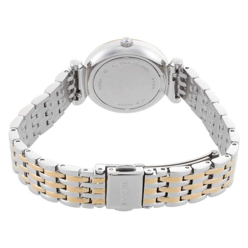Fossil Carlie Quartz Crystal Green Dial Ladies Watch ES5439  display picture 3