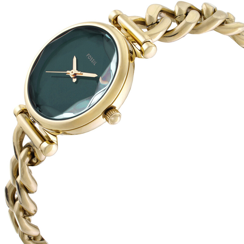 NWT Fossil Carlie Quartz Green Dial Ladies Watch Fossil Carlie Quartz Green Dial Ladies Watch ES5441  main image 3