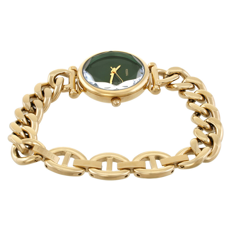 Fossil Carlie Quartz Green Dial Ladies Watch ES5441 