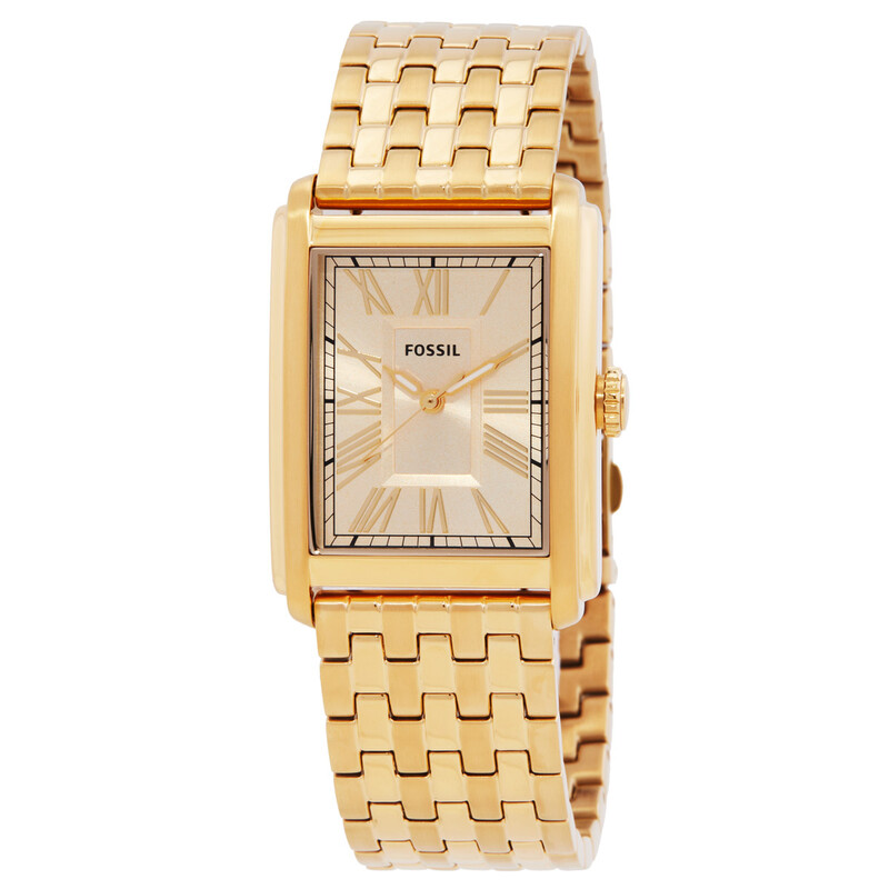 NWT Fossil Carraway Quartz Gold Dial Watch Fossil Men main image 4