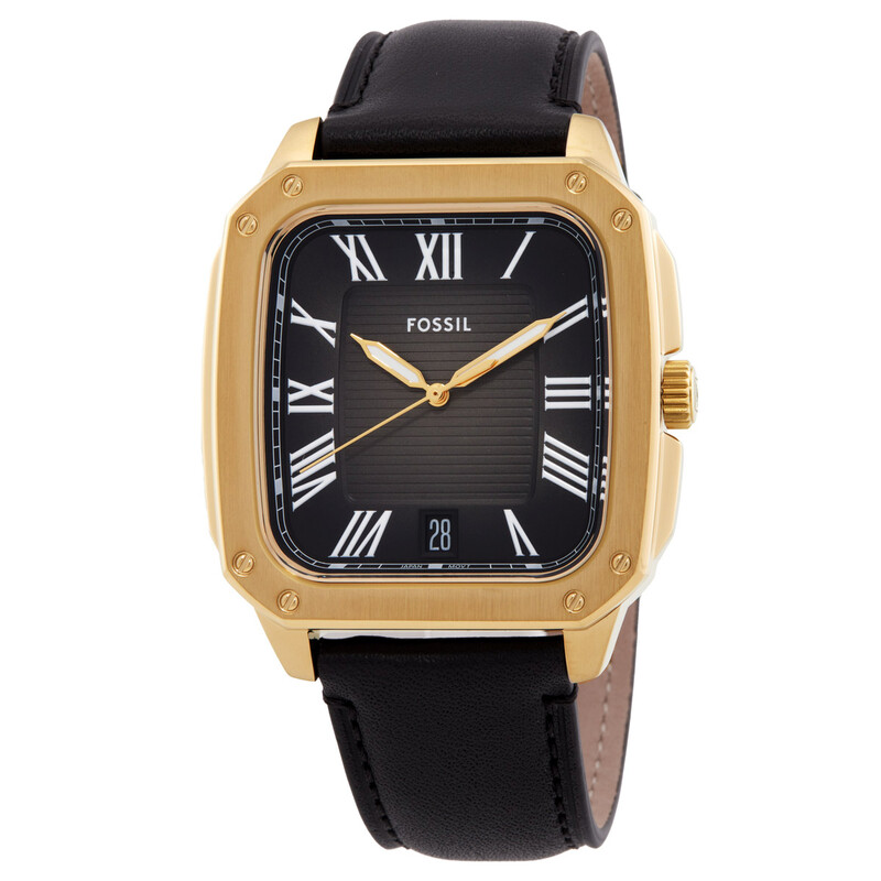 fossil☆プラピトセラス　クリーニング用　２６０７１５－１ Fossil Crosby Quartz Black Dial Watch FS6151 4064092366624
