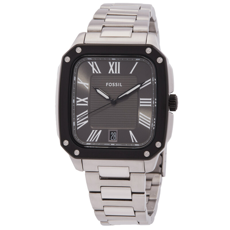 Fossil Crosby Quartz Grey Dial Men's Watch FS6122 691464313203
