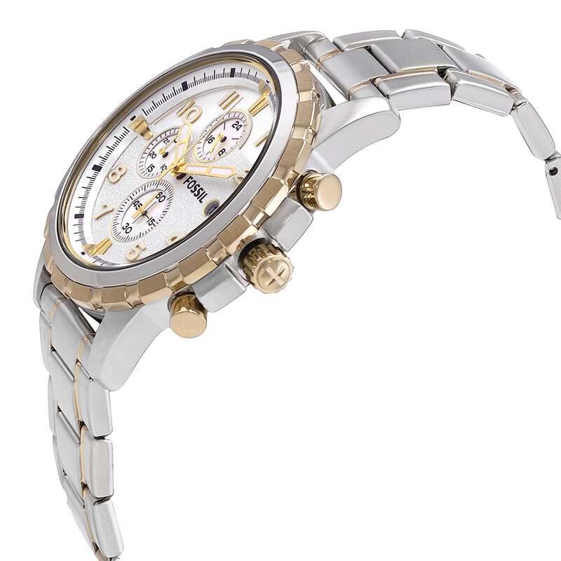 Fossil Dean Chronograph Quartz Silver Dial Men display picture 3