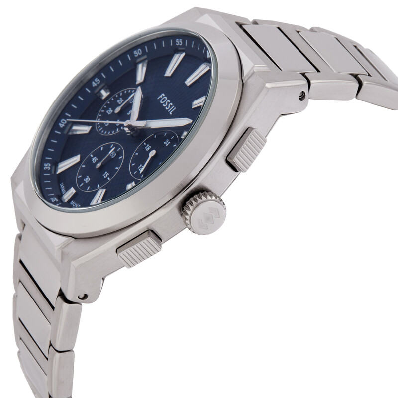 Fossil Everett Chronograph Quartz Blue Dial Men's Watch FS6104