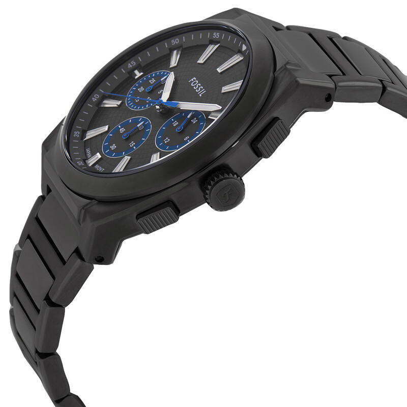 Fossil Everett Chronograph Quartz Grey Dial Men's Watch FS6107