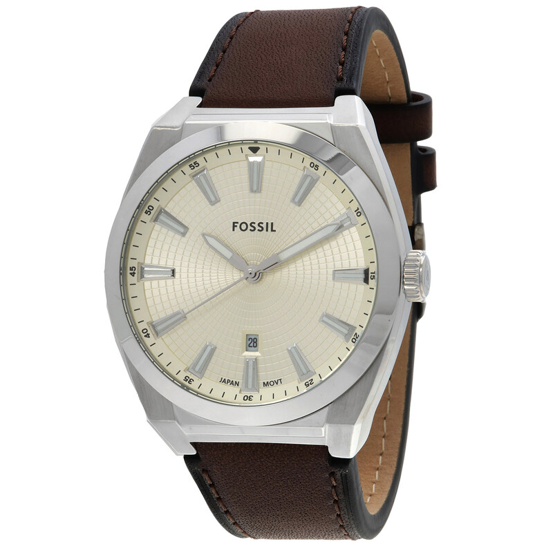 Fossil Everett Quartz Champagne Dial Men's Watch FS6071